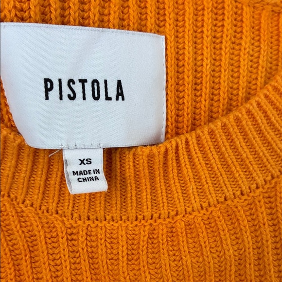 Pistola Orange and Pink Crew Neck Sweater - Picture 3 of 5